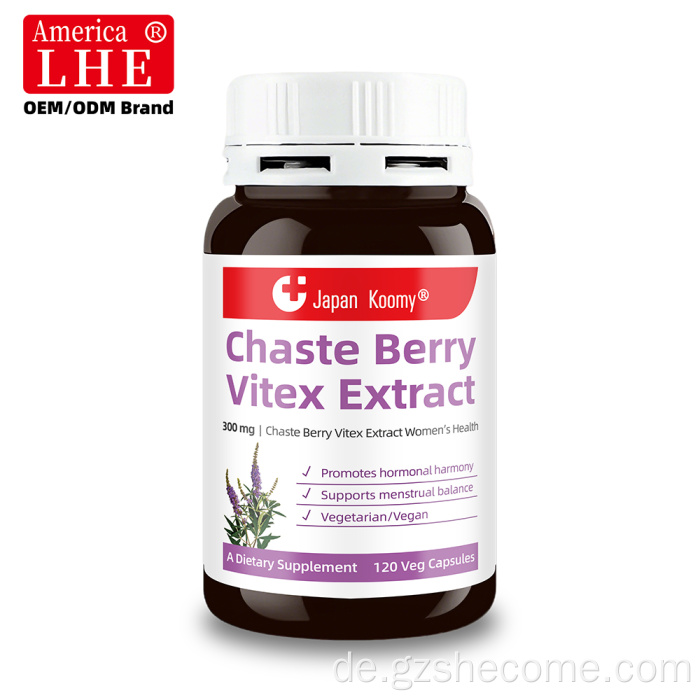 Shecome Chaster Berry Vitex Extract Kapseln für die weibliche Gesundheit